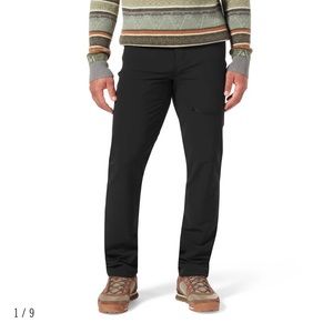 NWOT - charcoal/black cargo active fit pants Alpine mountain pro pants